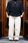 MW-002 Short Sleeve (double-breasted) - Cropped Blazer