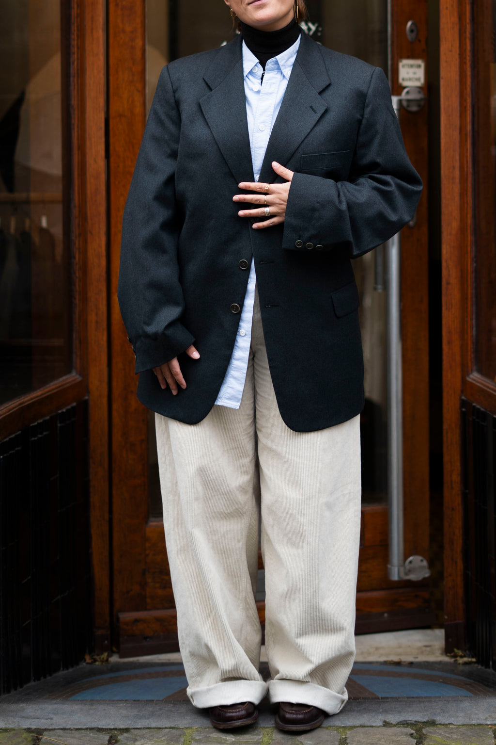 MW-008 Long Sleeve - Waistband Blazer